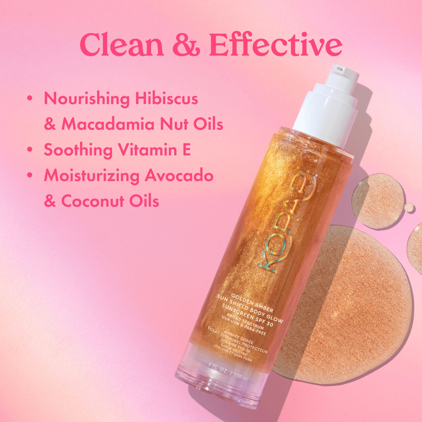 Golden Amber Sun Shield Body Glow Sunscreen SPF 30 - Image 6