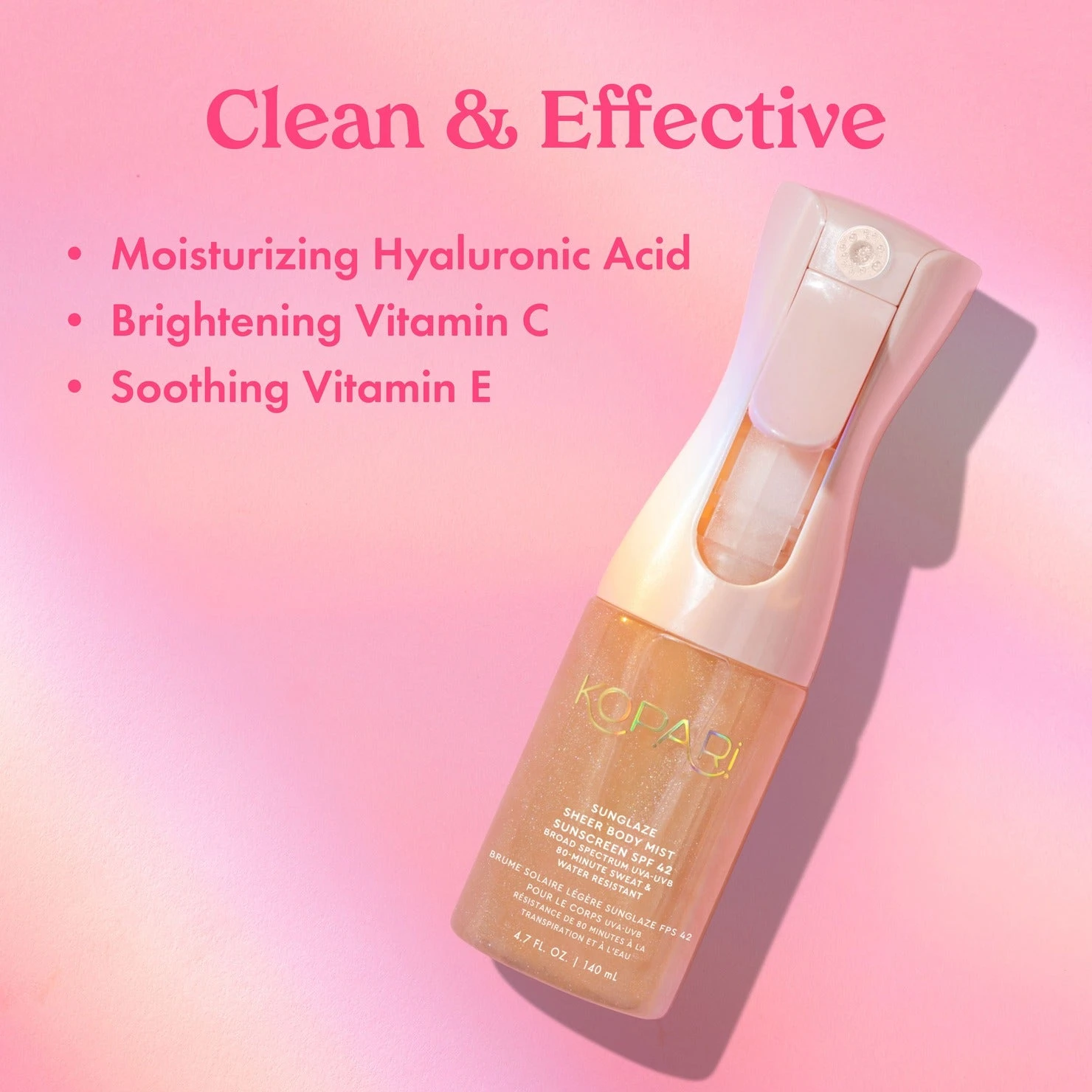 Sunglaze Sheer Body Mist Sunscreen SPF 42 - Image 6