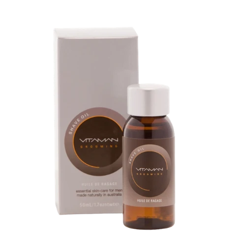 VITAMAN β Organic Pre-Shave Oil For Men Who Shave Often 50ml