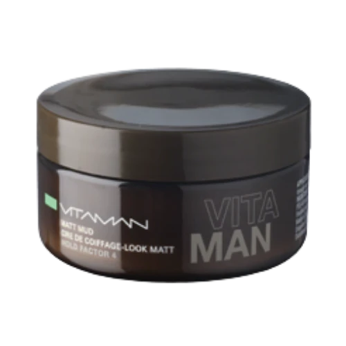 VITAMAN β Organic Matt Mud Hair Clay For Men 100gr