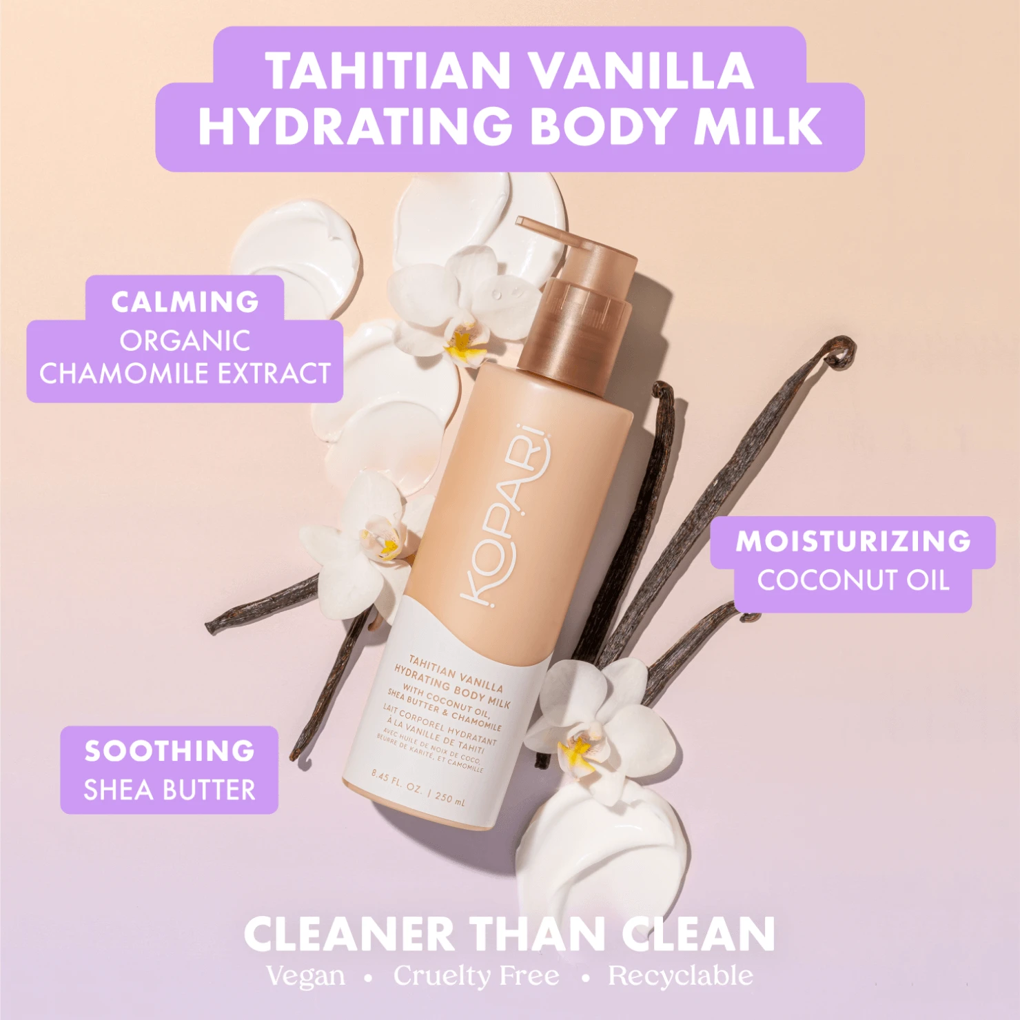 Tahitian Vanilla Hydrating Body Milk Lotion - Image 7