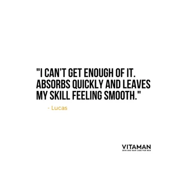 VITAMAN – Organic Face Moisturiser For Men 100ml - Image 7