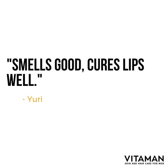 VITAMAN – Organic Lip Moisturiser For Men 15ml - Image 2