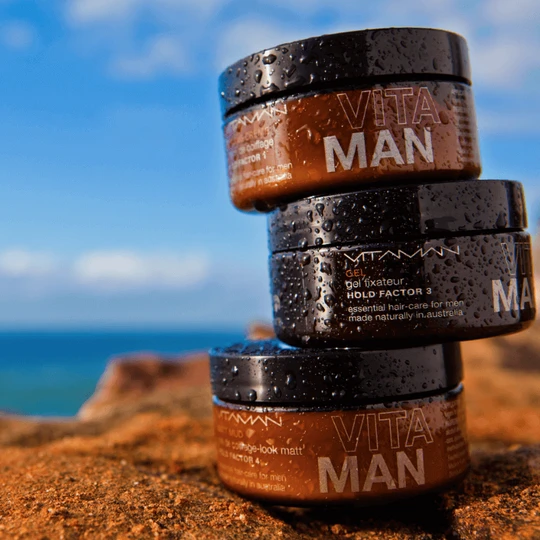 VITAMAN β Organic Matt Mud Hair Clay For Men 100gr - Image 5