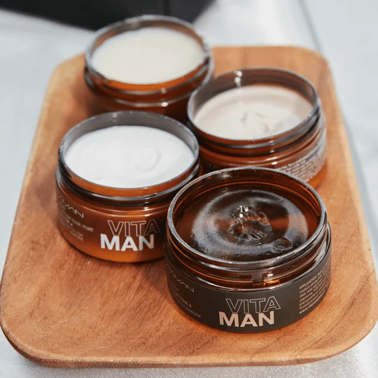 VITAMAN – Organic Styling Gel For Men’s Fine Hair 100gr - Image 3