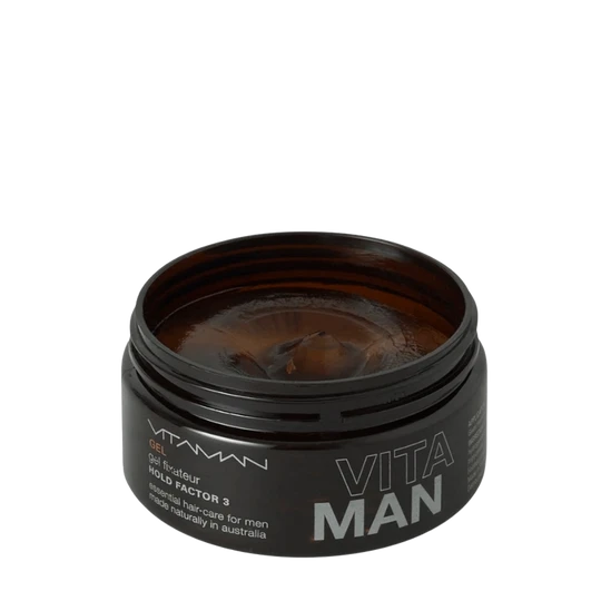 VITAMAN – Organic Styling Gel For Men’s Fine Hair 100gr - Image 2