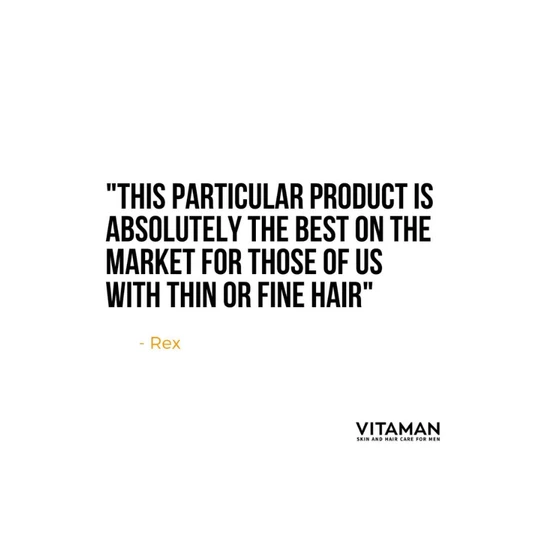 VITAMAN – Organic Styling Gel For Men’s Fine Hair 100gr - Image 4