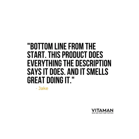 VITAMAN – Organic Styling Gel For Men’s Fine Hair 100gr - Image 5