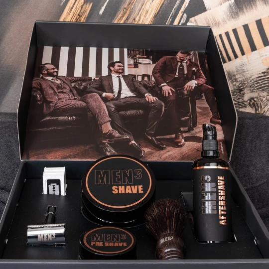 MEN3 – Luxury Shaving Experience Gift Box For Men