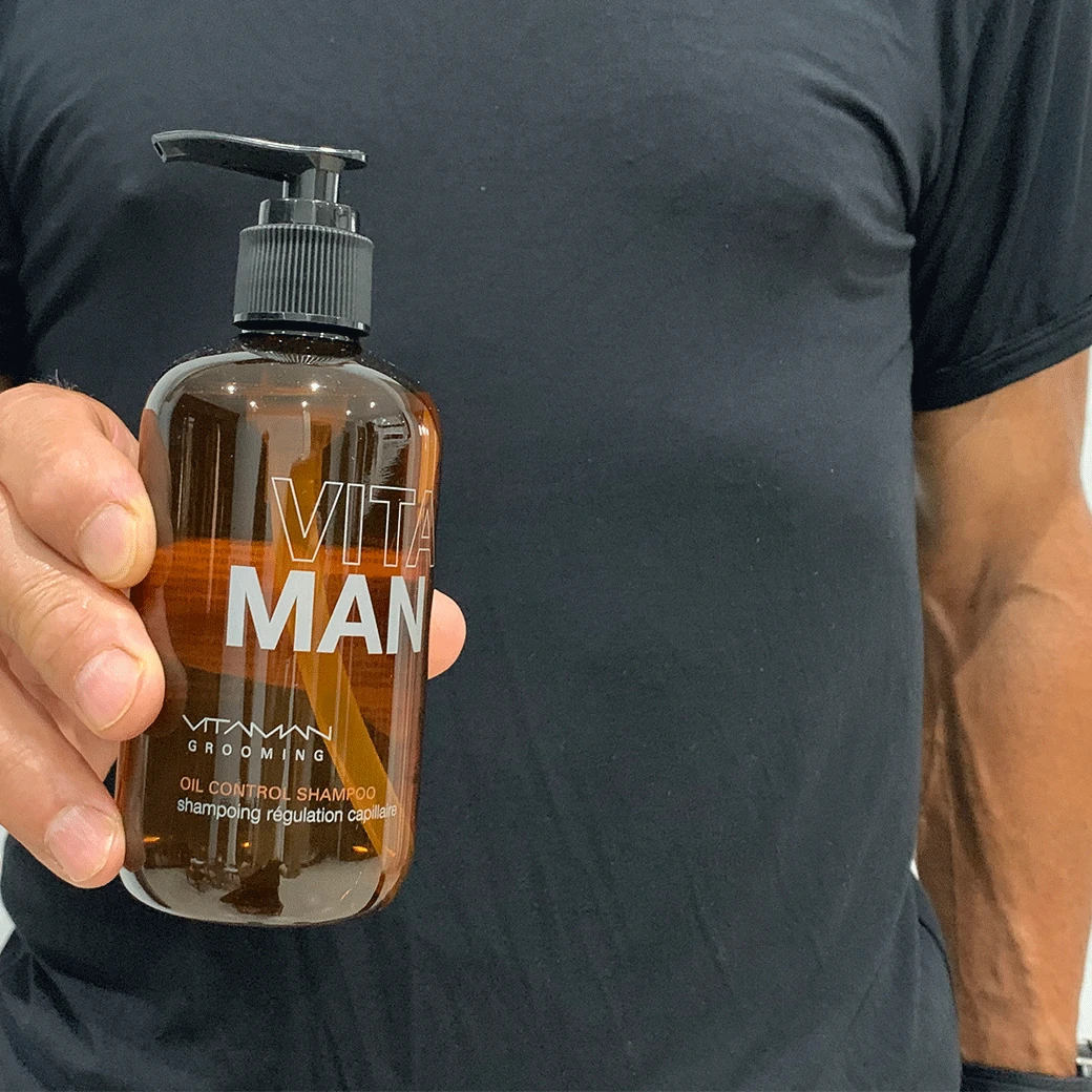 VITAMAN β Organic Oil Control Shampoo For Men 250ml - Image 2