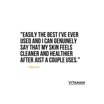 VITAMAN – Organic Face Scrub For Men 100ml - Image 6